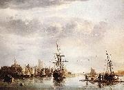 Aelbert Cuyp Ansicht von Dordrecht oil on canvas